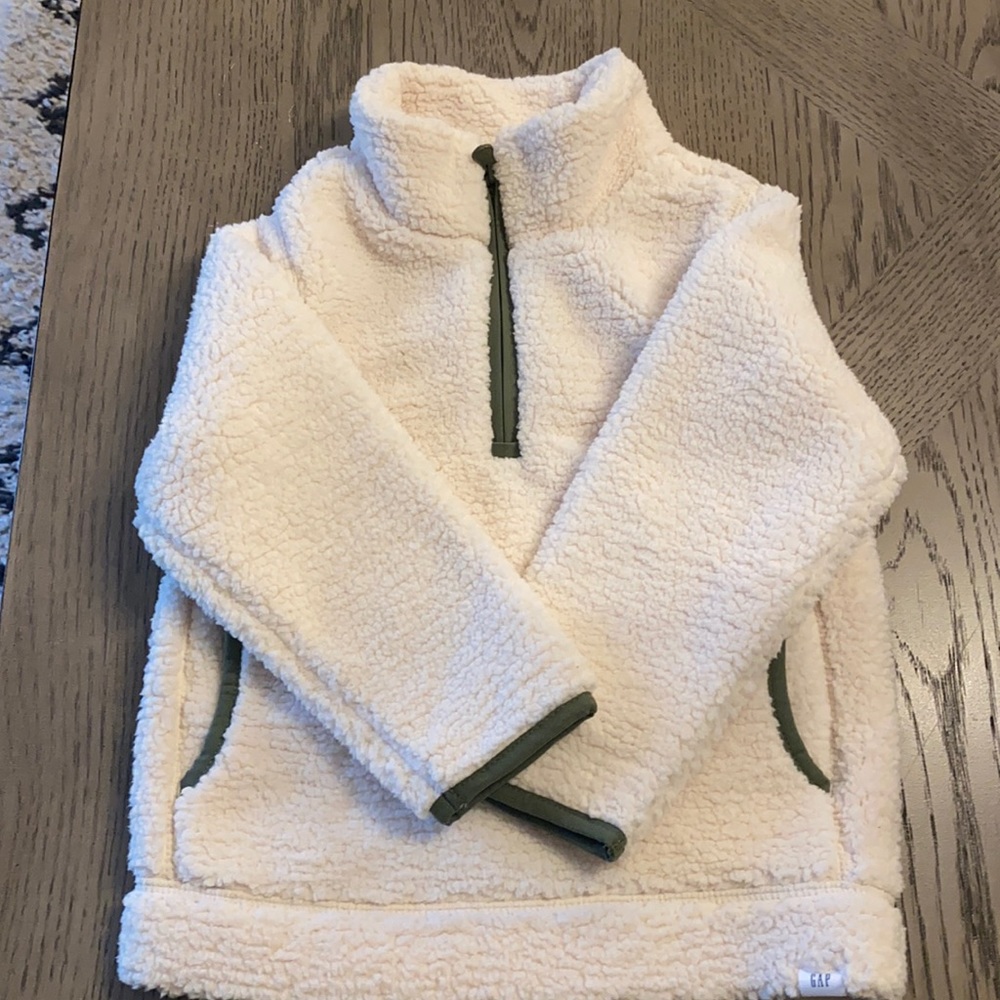 Gap boys 1/4 zip pullover sheep 4T